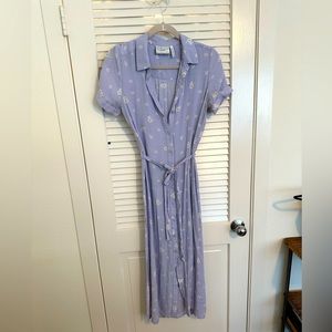 Summer dress, short sleeve, floral print